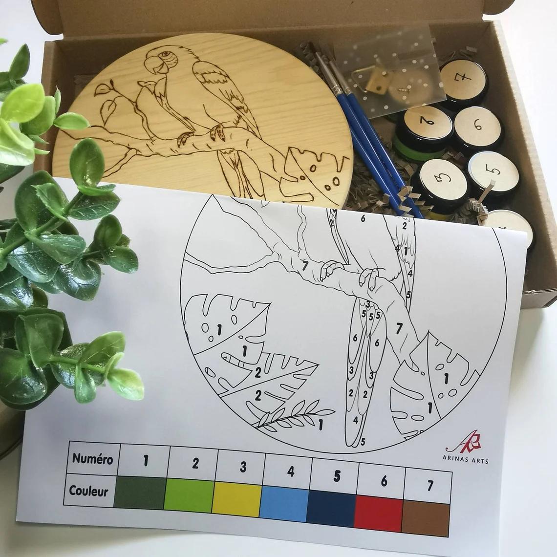 Cadeau personnalisé en bois 1800