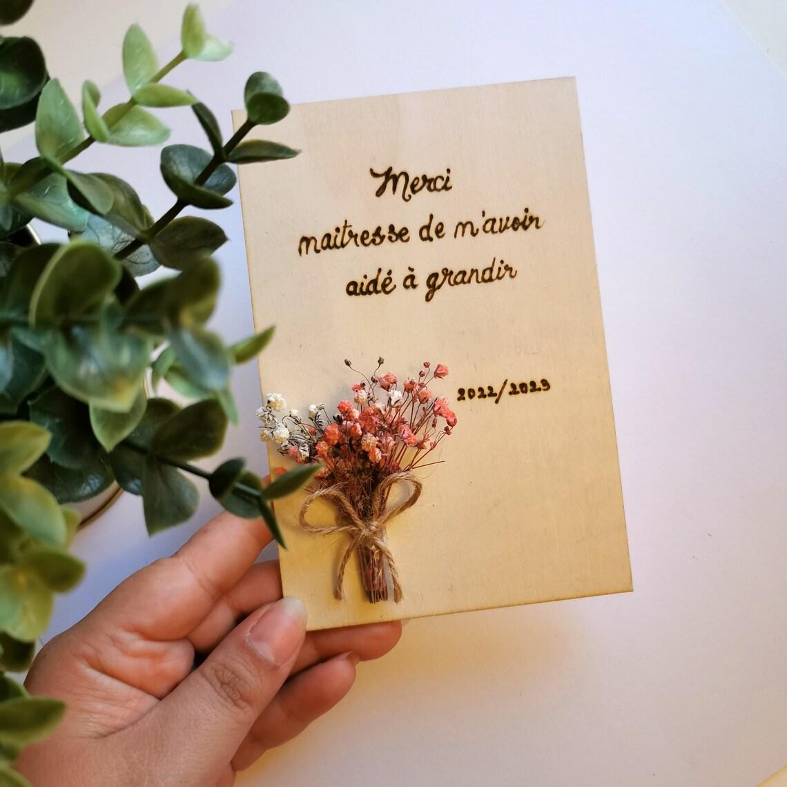 Cadeau personnalisé en bois 1830