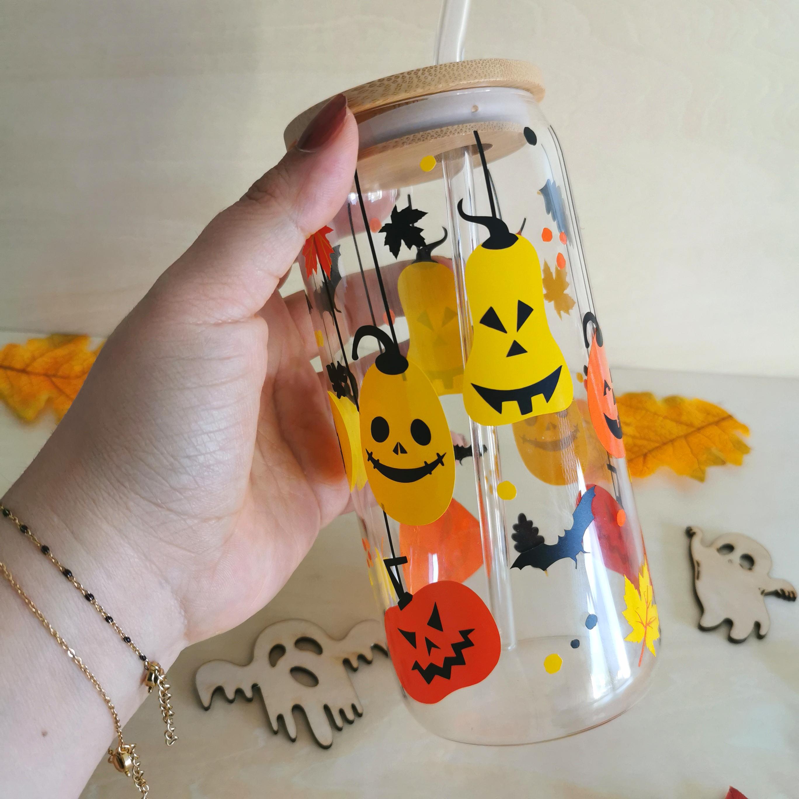 Gobelet en verre personnalisé - cadeau thème halloween