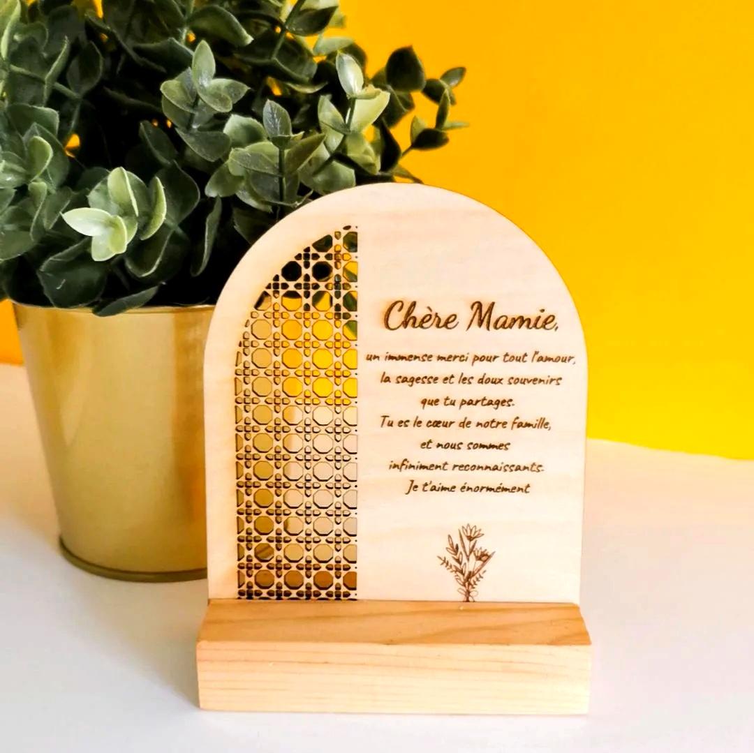 Cadeau personnalisé en bois 2014