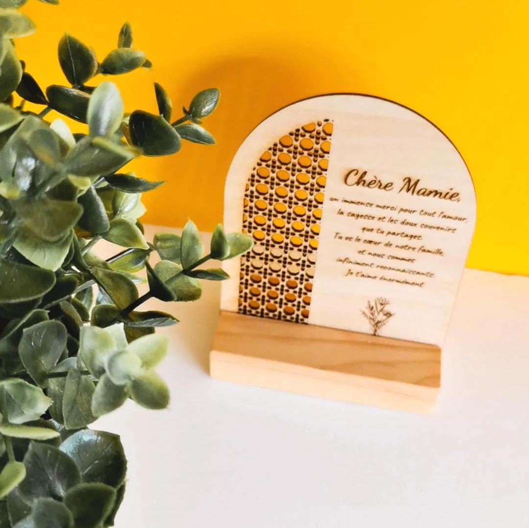 Cadeau personnalisé en bois 2016