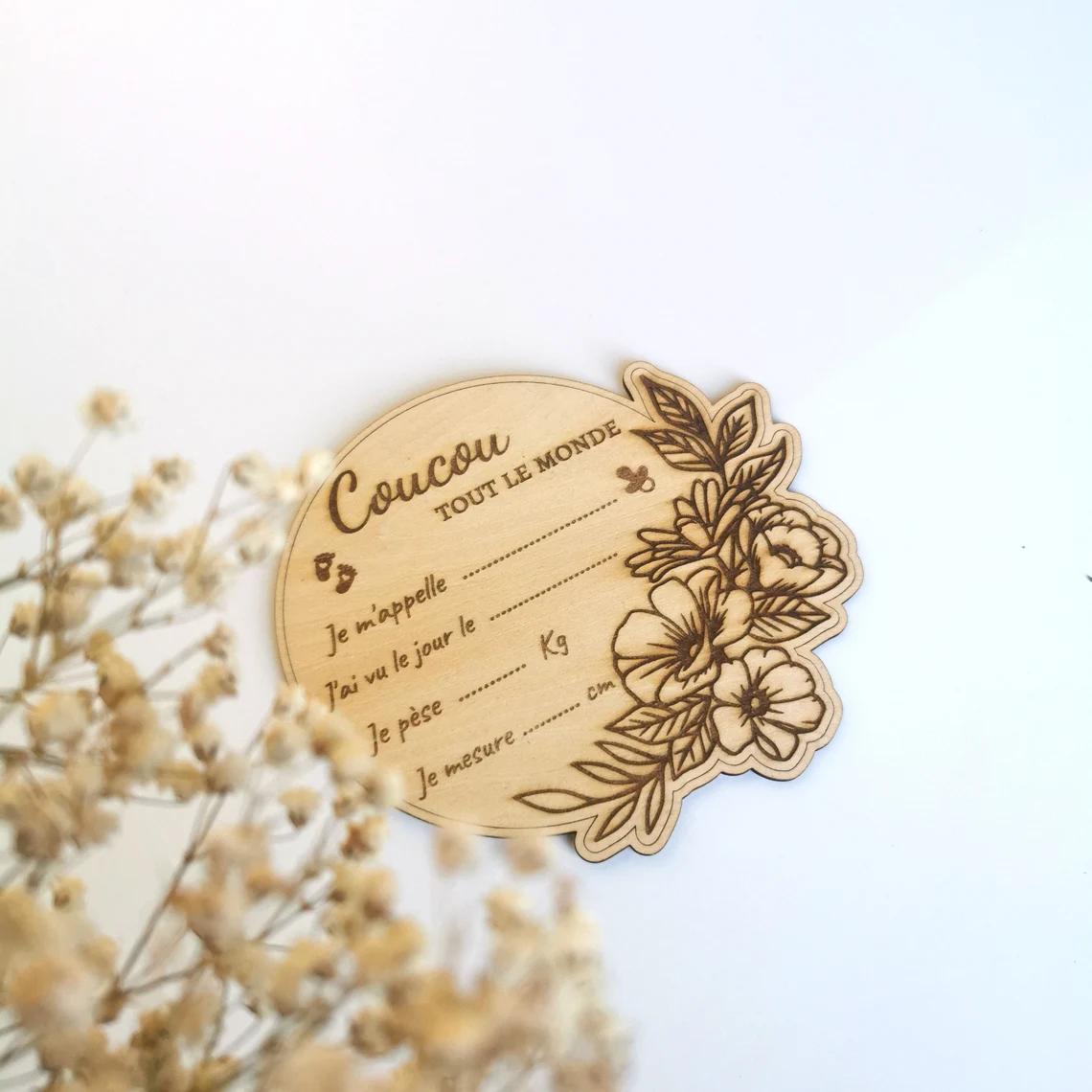 Cadeau personnalisé en bois 2275