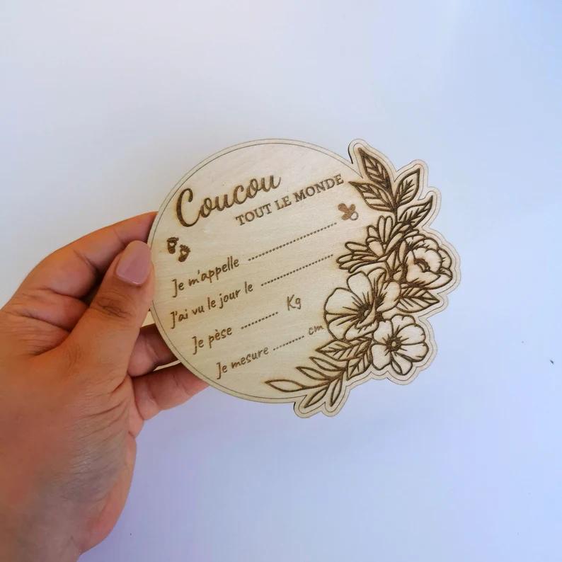 Cadeau personnalisé en bois 2277