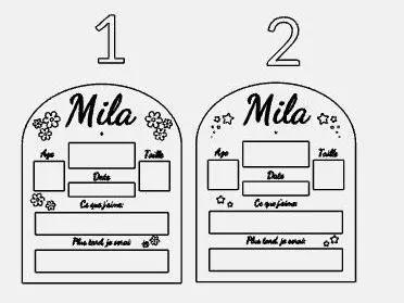 Cadeau personnalisé en bois 2291