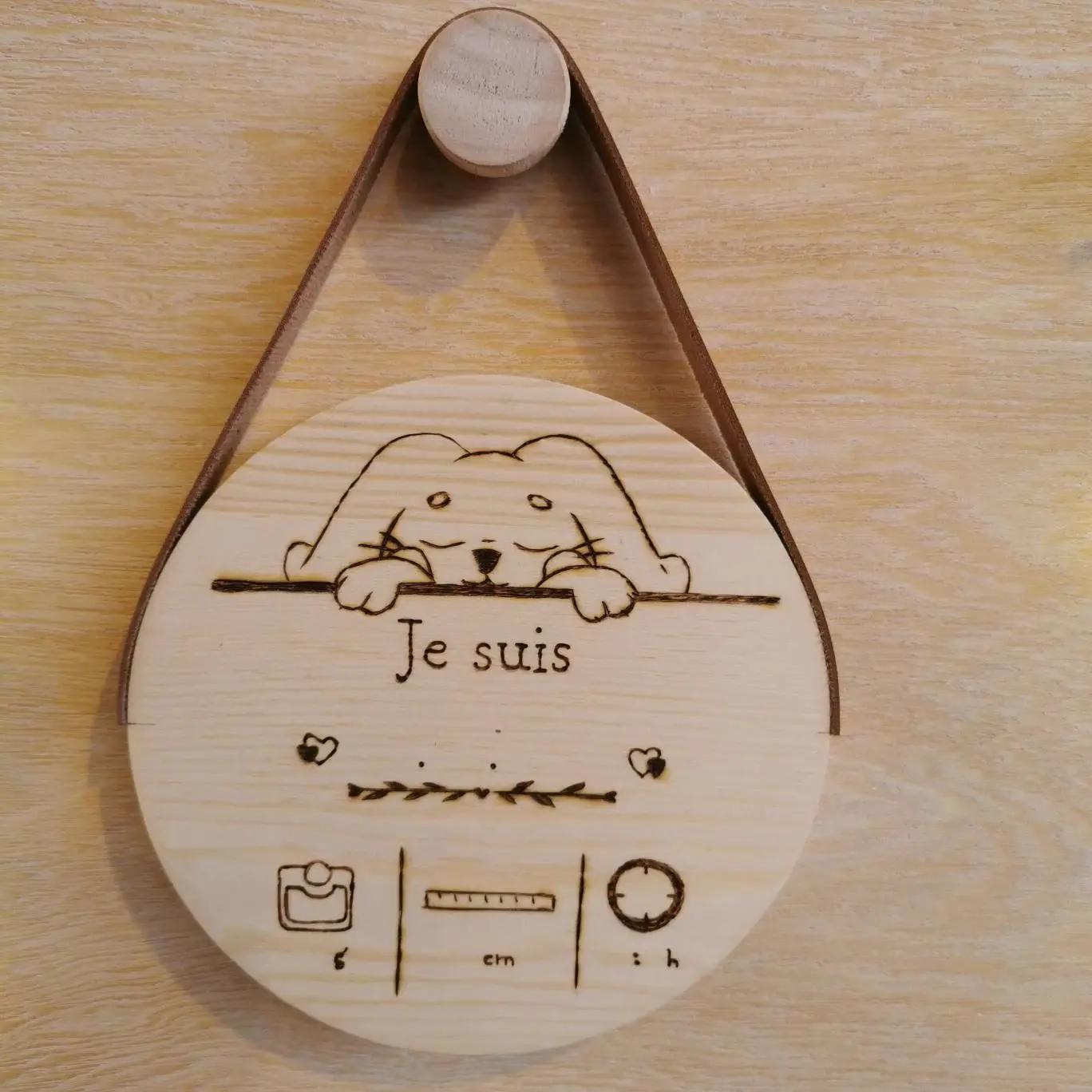 Cadeau personnalisé en bois 2410