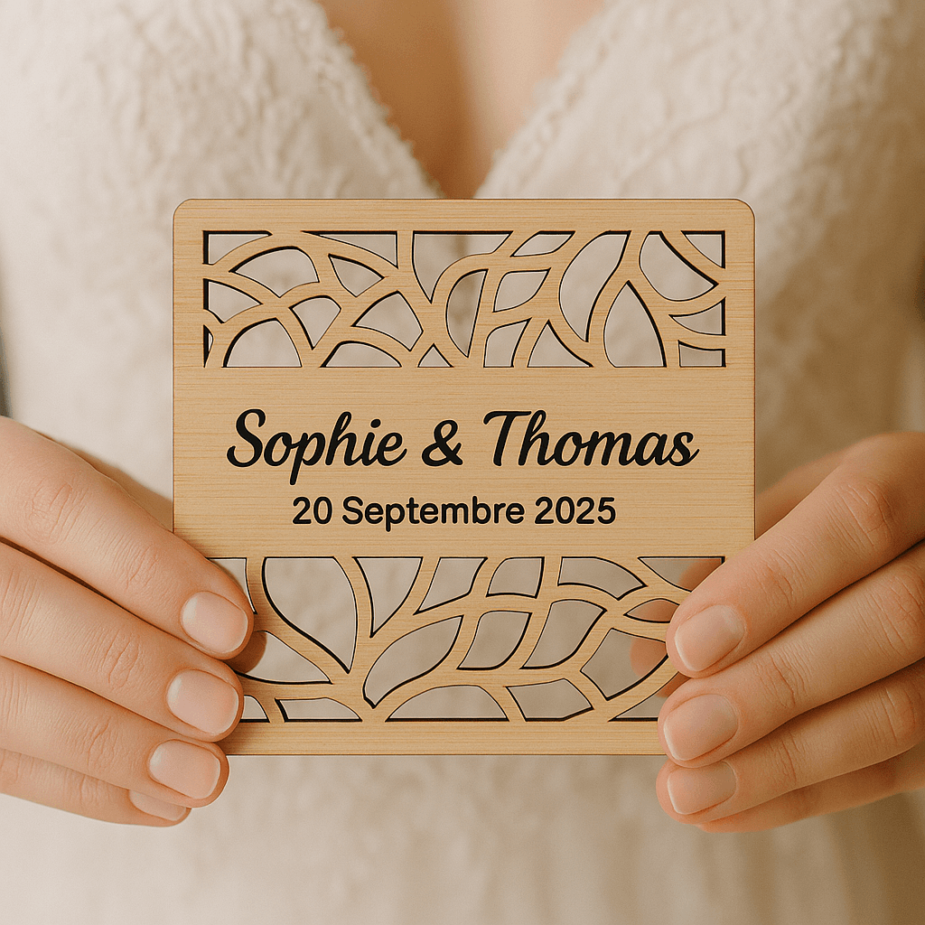 Cadeau personnalisé en bois 2413