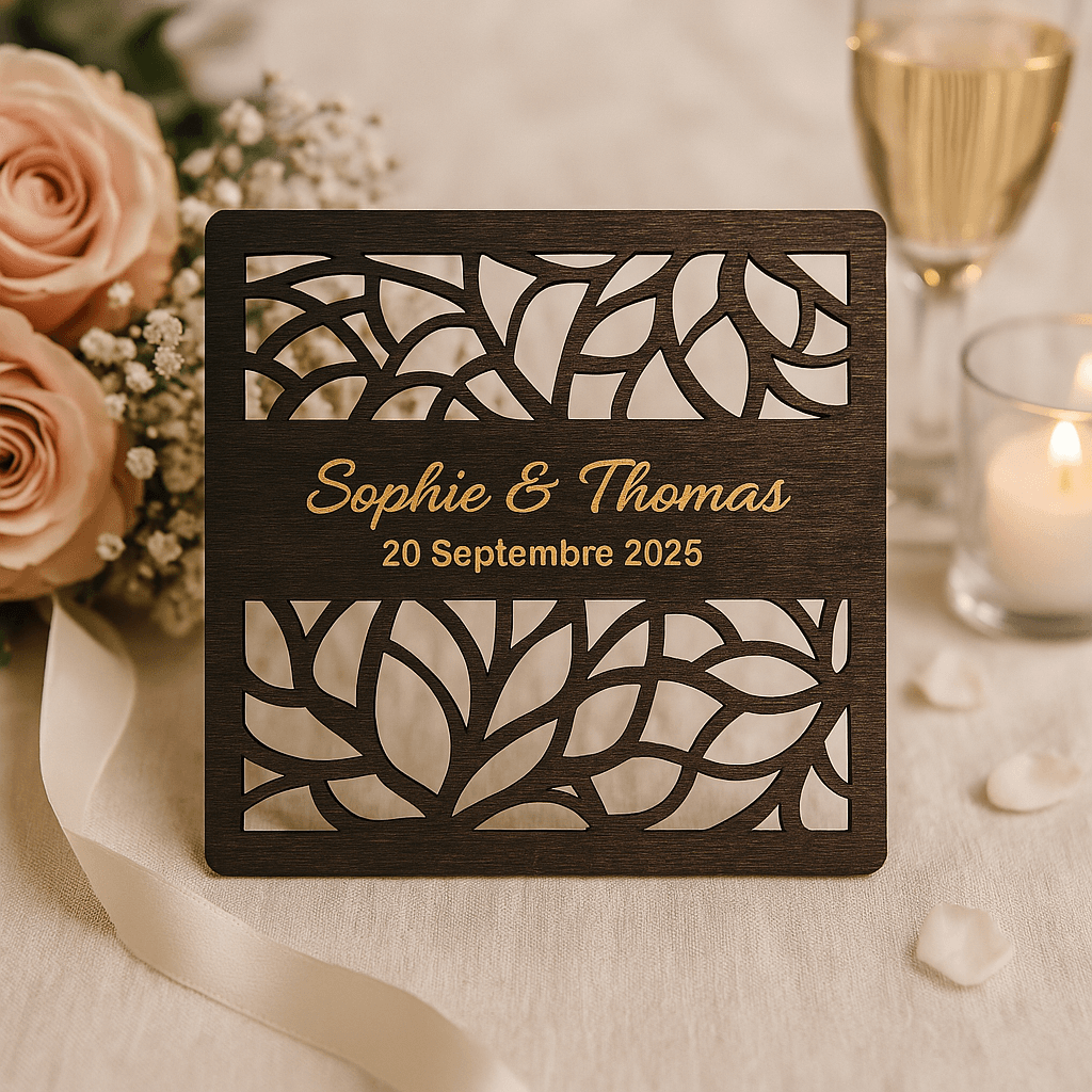 Cadeau personnalisé en bois 2414