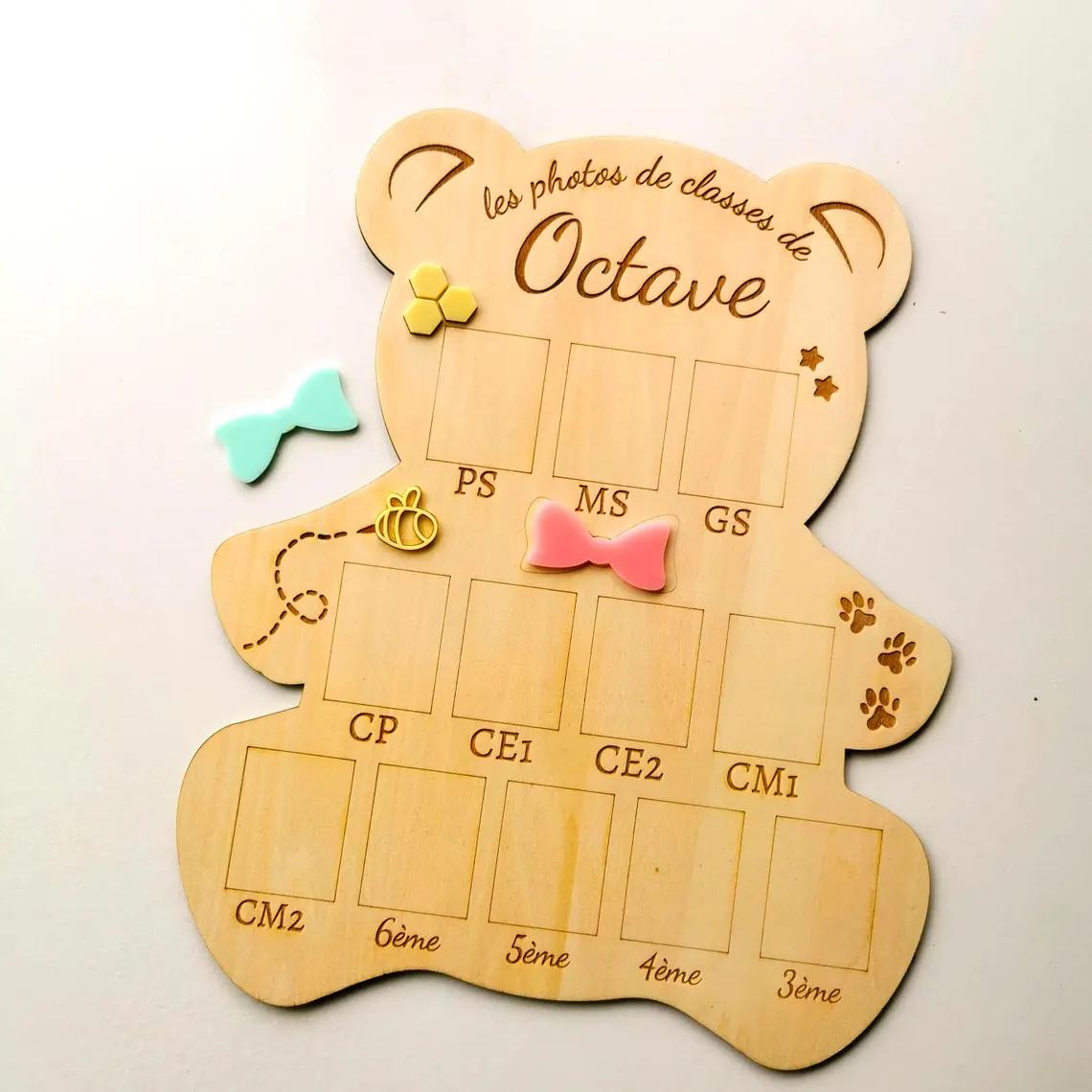 Cadeau personnalisé en bois 2647