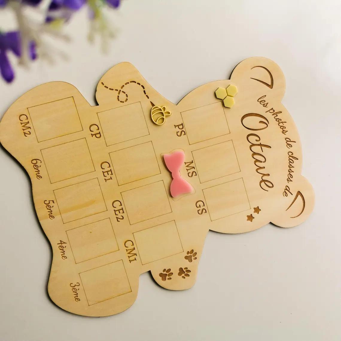 Cadeau personnalisé en bois 2650