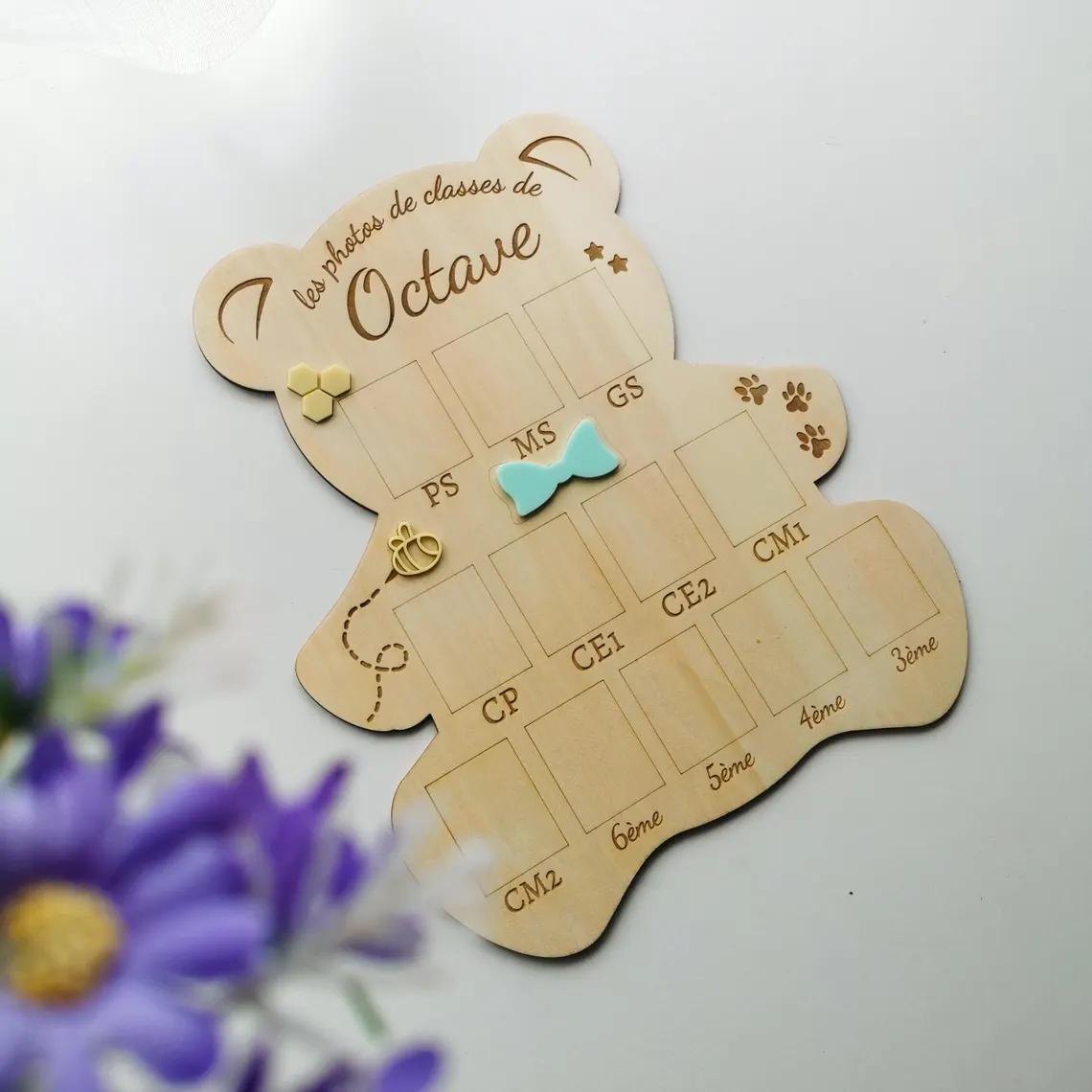 Cadeau personnalisé en bois 2651