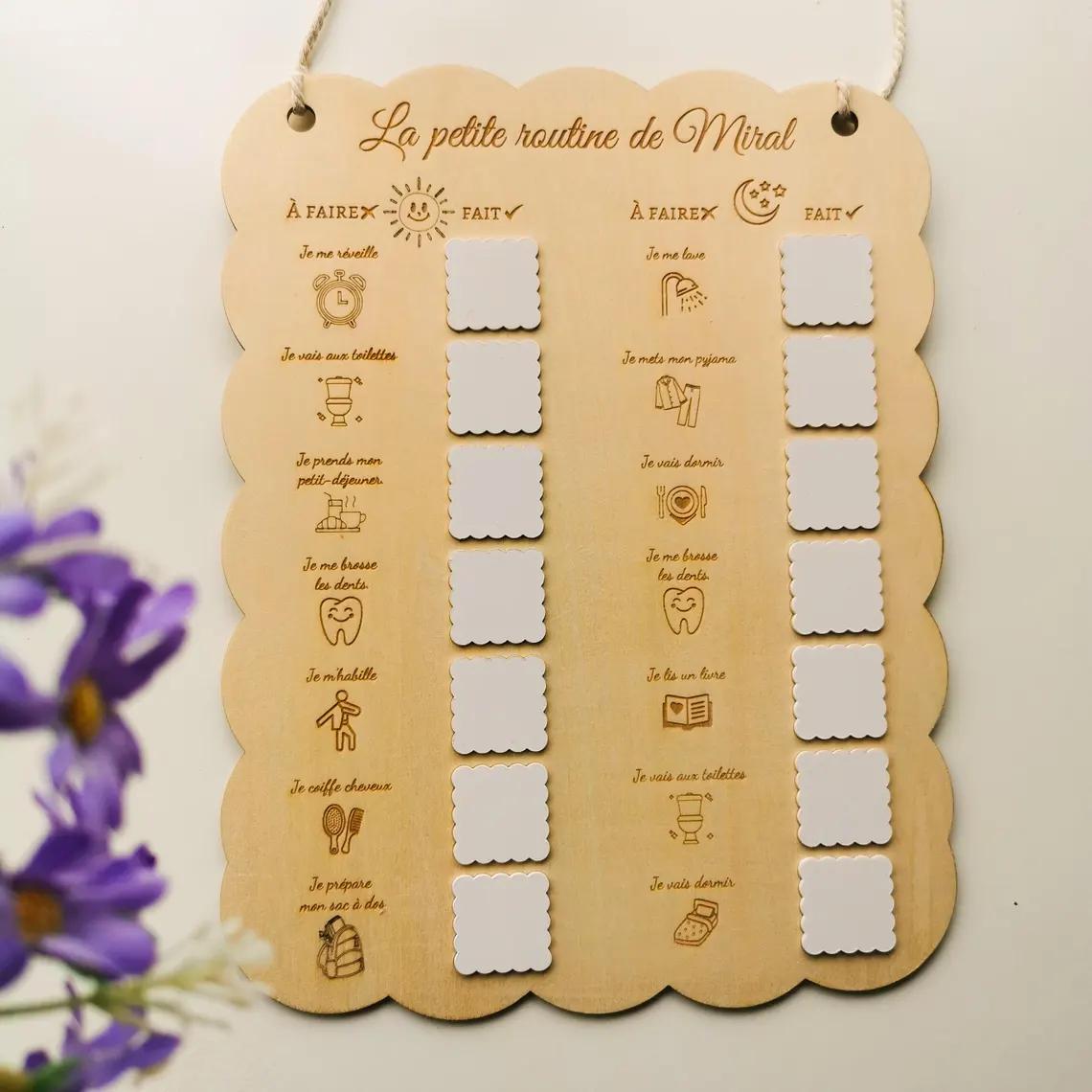 Cadeau personnalisé en bois 2663