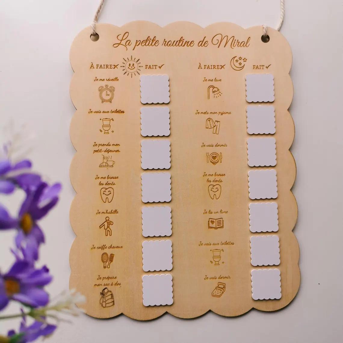 Cadeau personnalisé en bois 2665