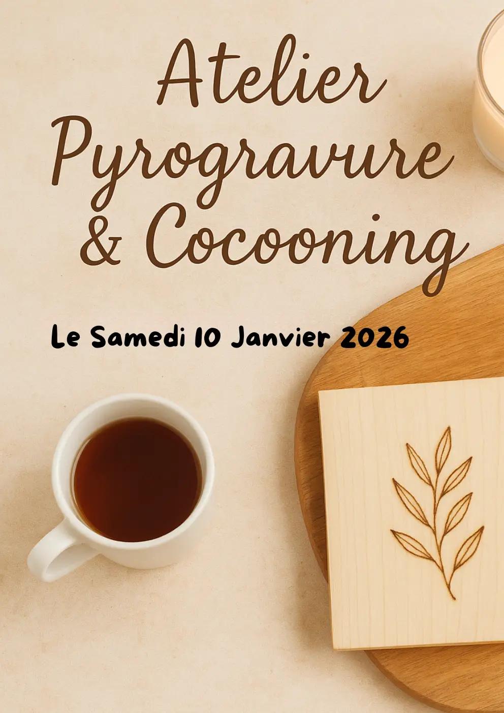 Pyrogravure Cocooning Atelier Créatif à Nantes Samedi 10 Janvier 2026