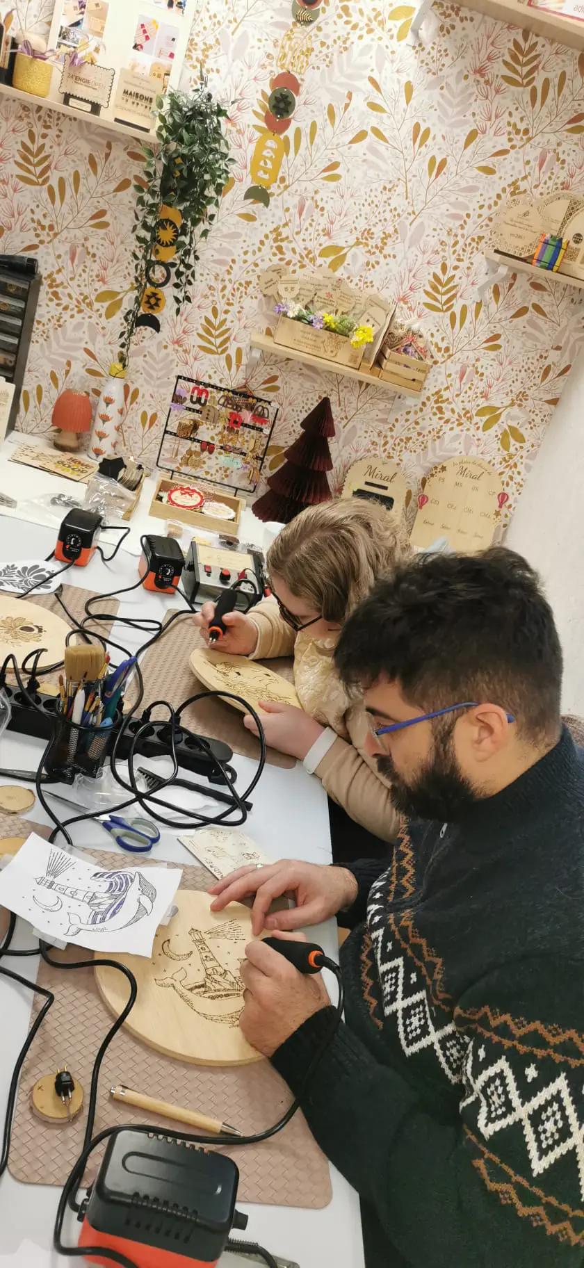 Cadeau personnalisé en bois 2781