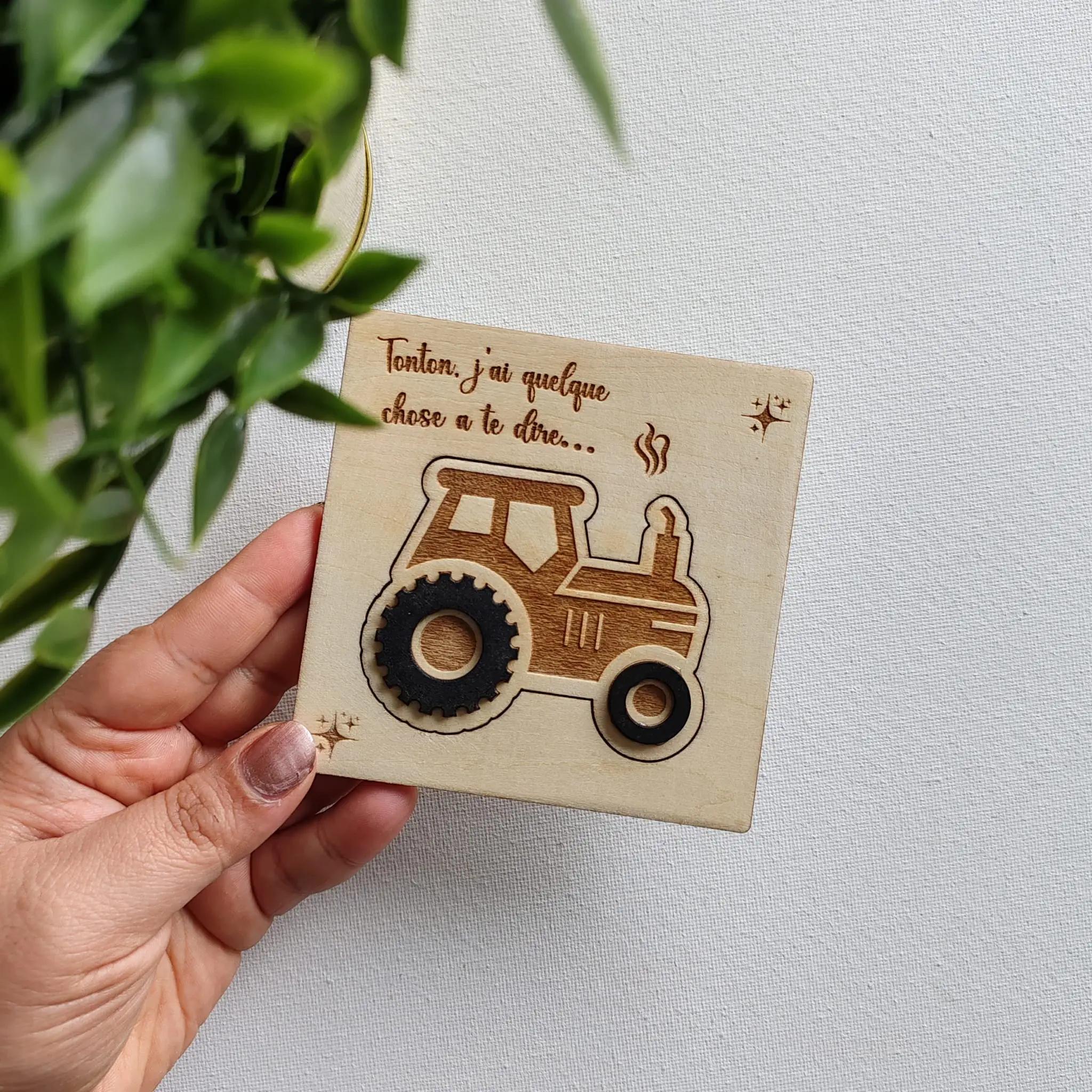 Cadeau personnalisé en bois 2815