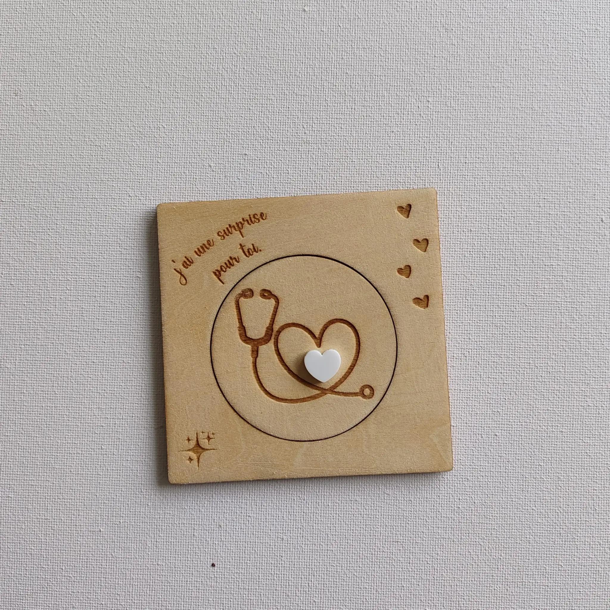 Cadeau personnalisé en bois 2826