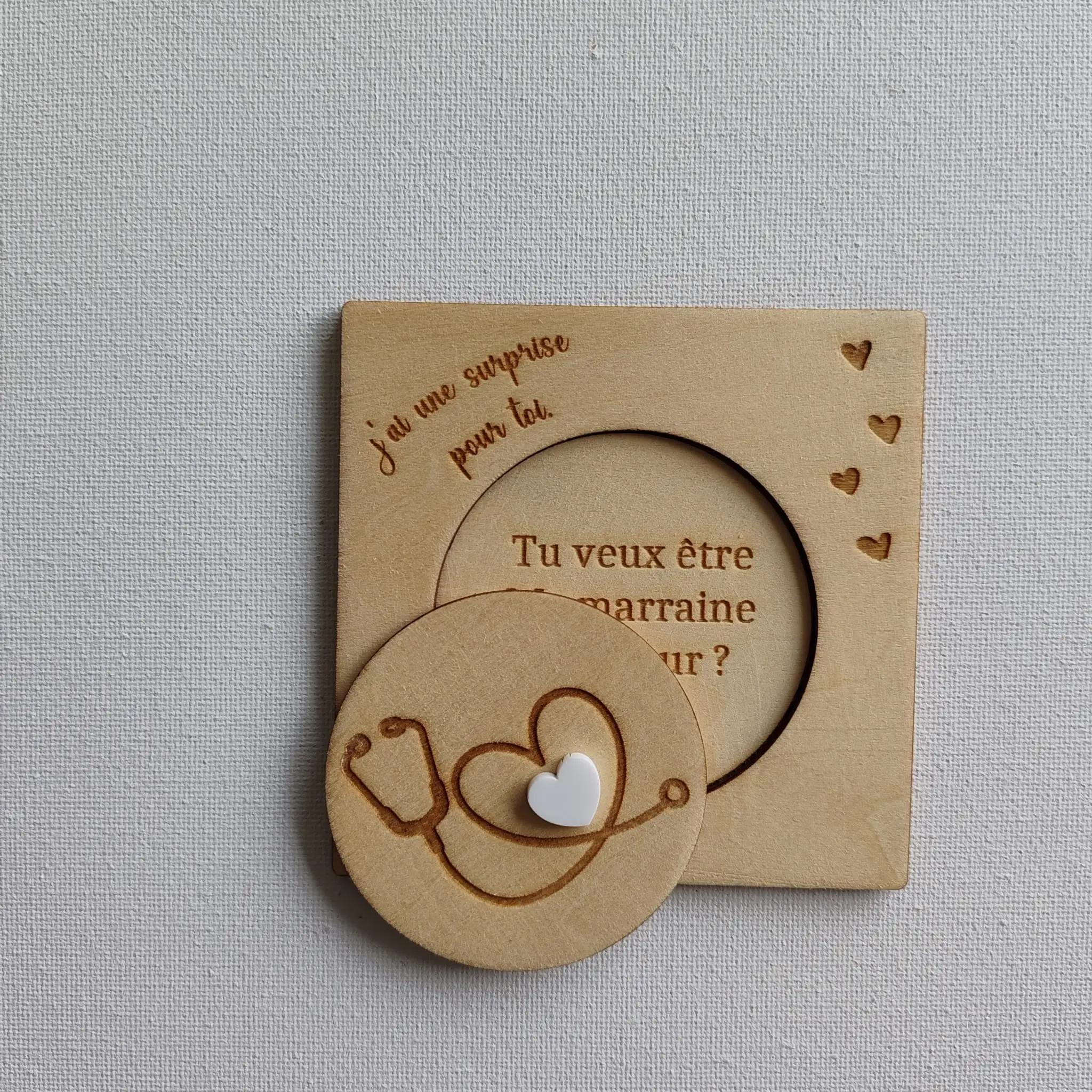 Cadeau personnalisé en bois 2829