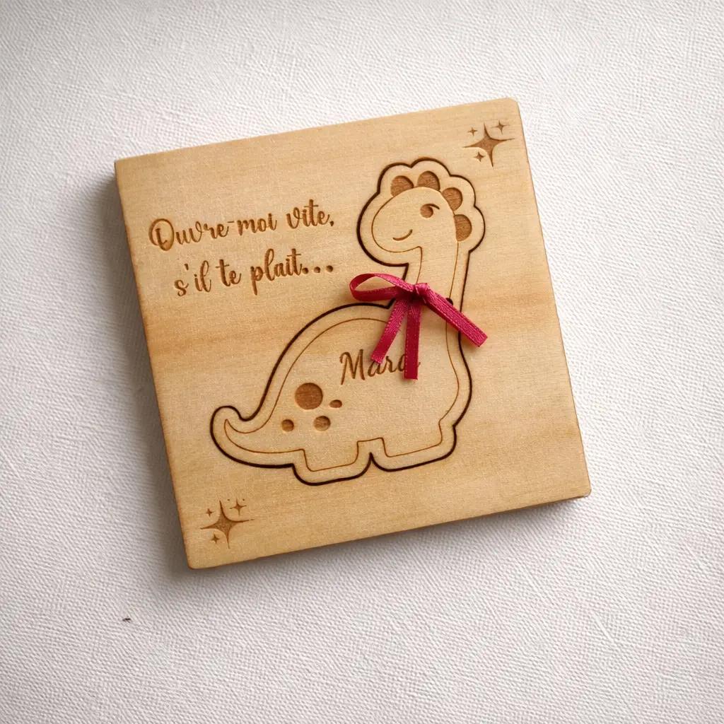 Cadeau personnalisé en bois 2837