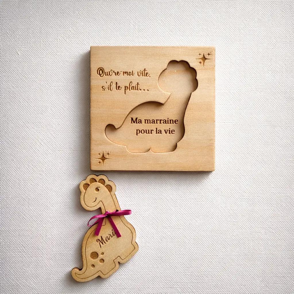 Cadeau personnalisé en bois 2838
