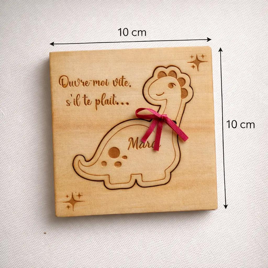 Cadeau personnalisé en bois 2839