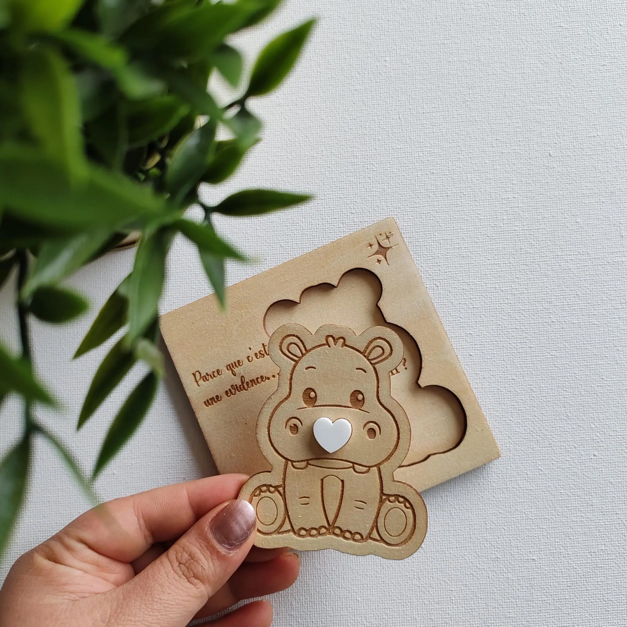 Cadeau personnalisé en bois 2846