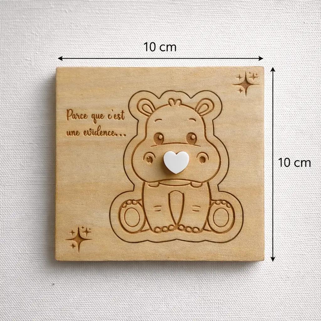 Cadeau personnalisé en bois 2847