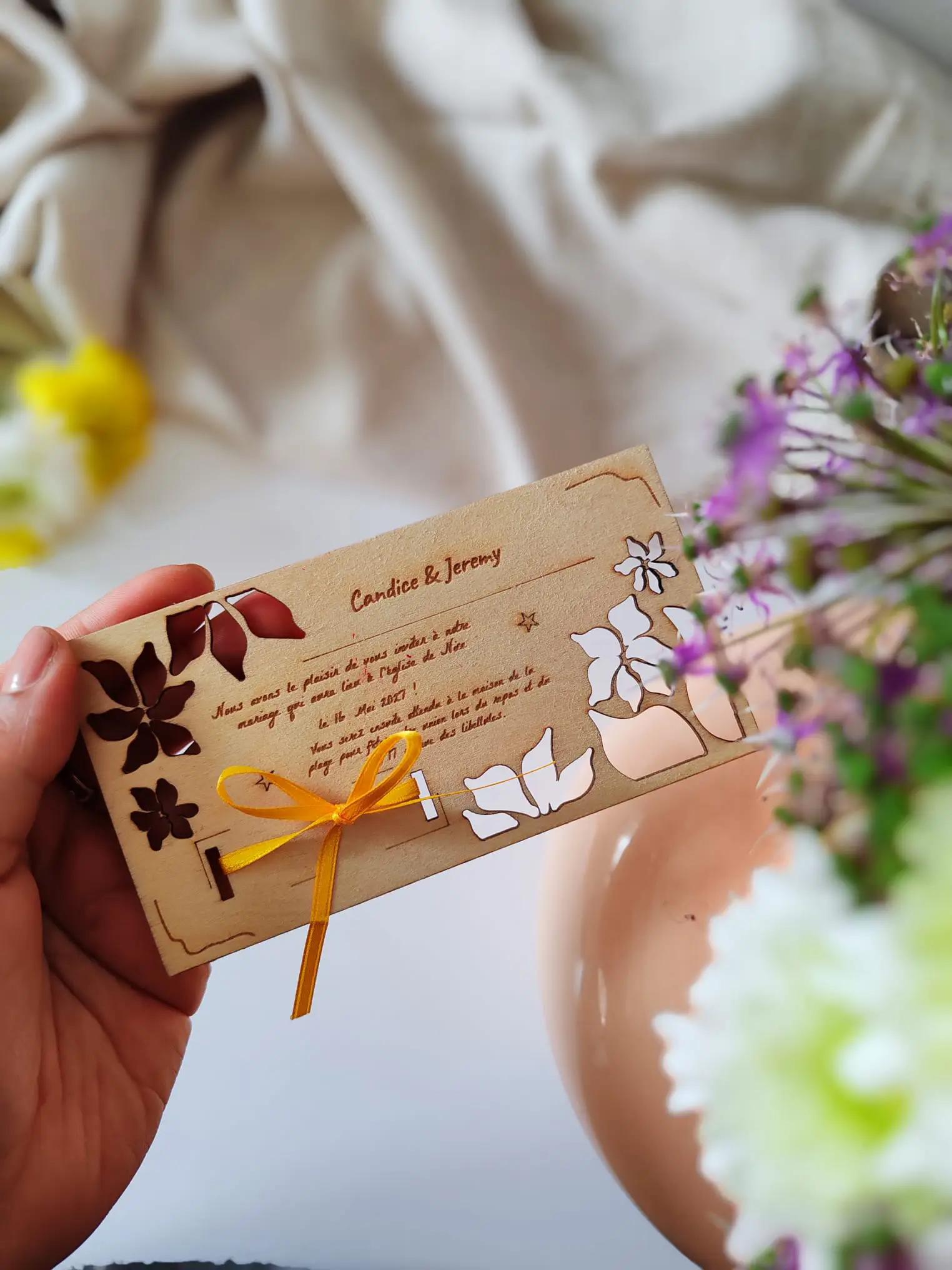 Cadeau personnalisé en bois 2879