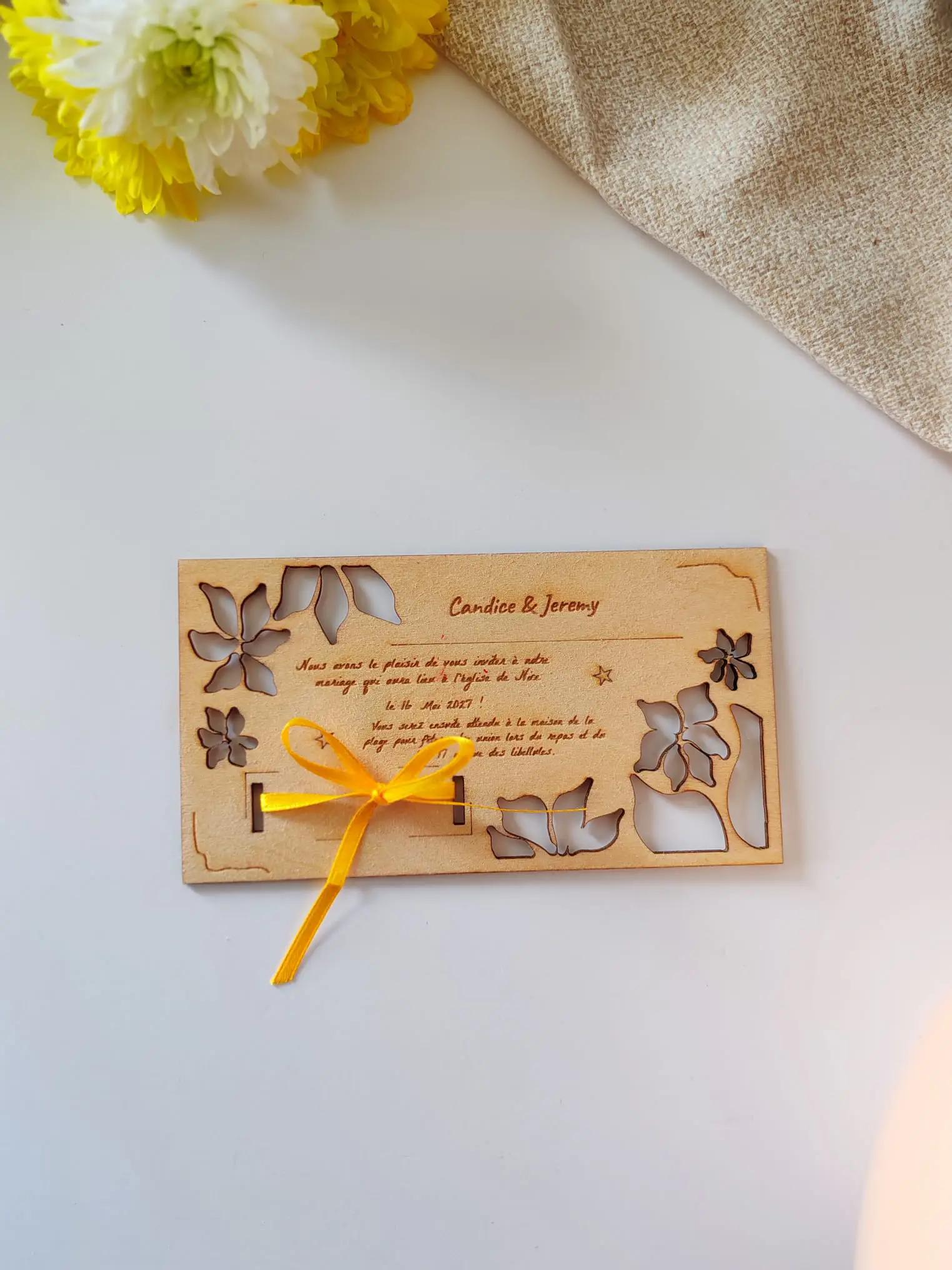 Cadeau personnalisé en bois 2880