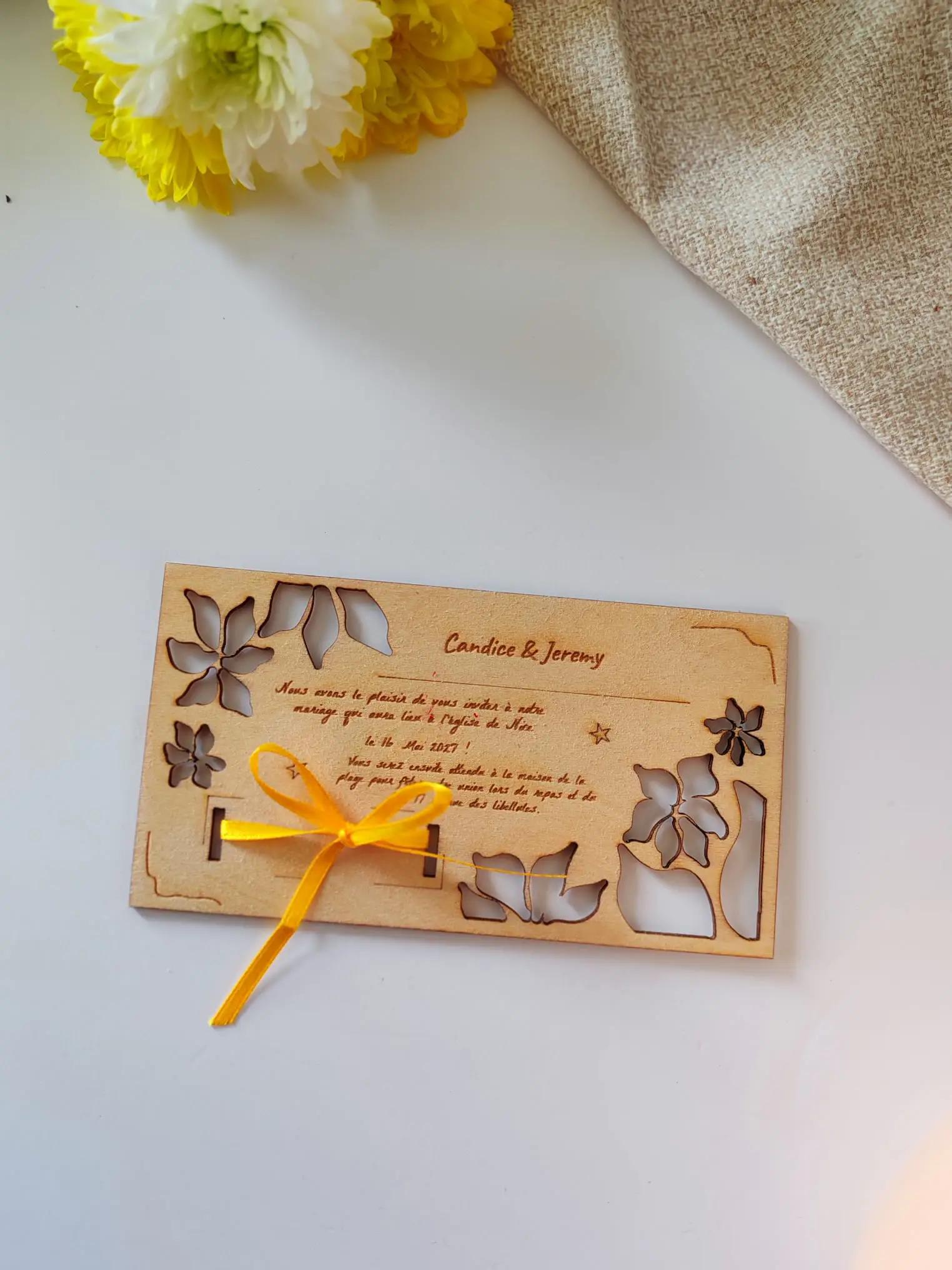 Cadeau personnalisé en bois 2881