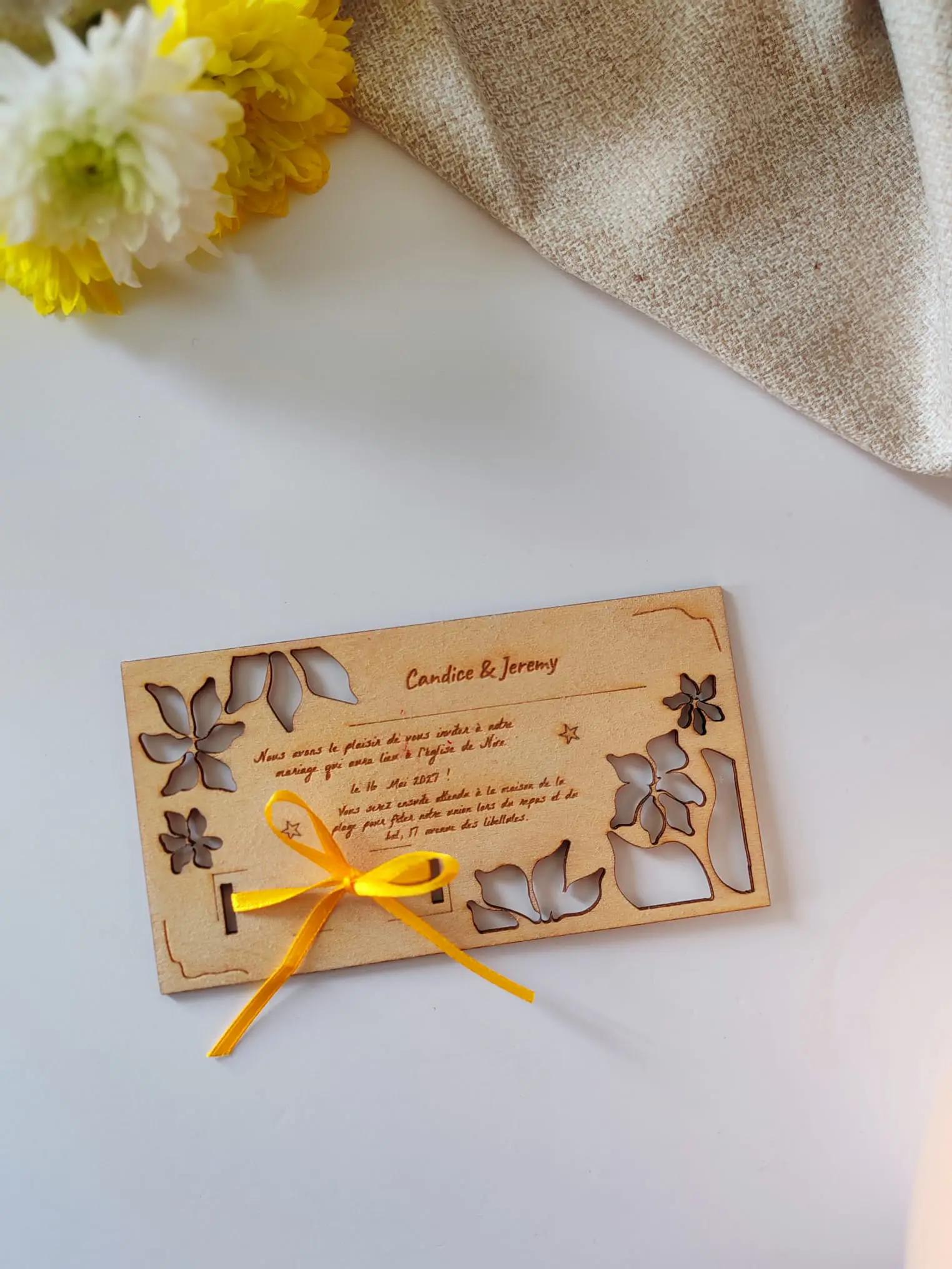 Cadeau personnalisé en bois 2882