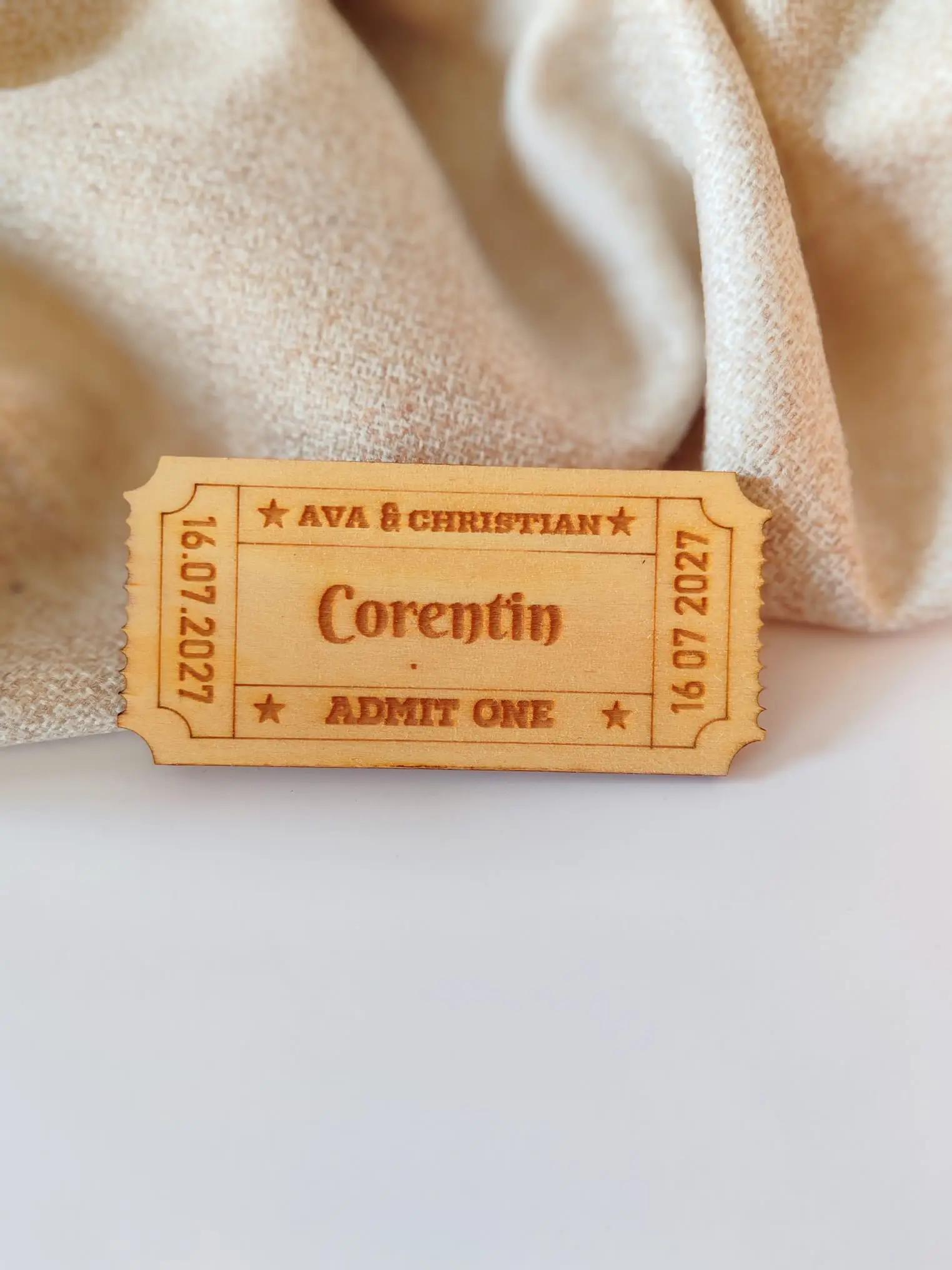 Cadeau personnalisé en bois 2912