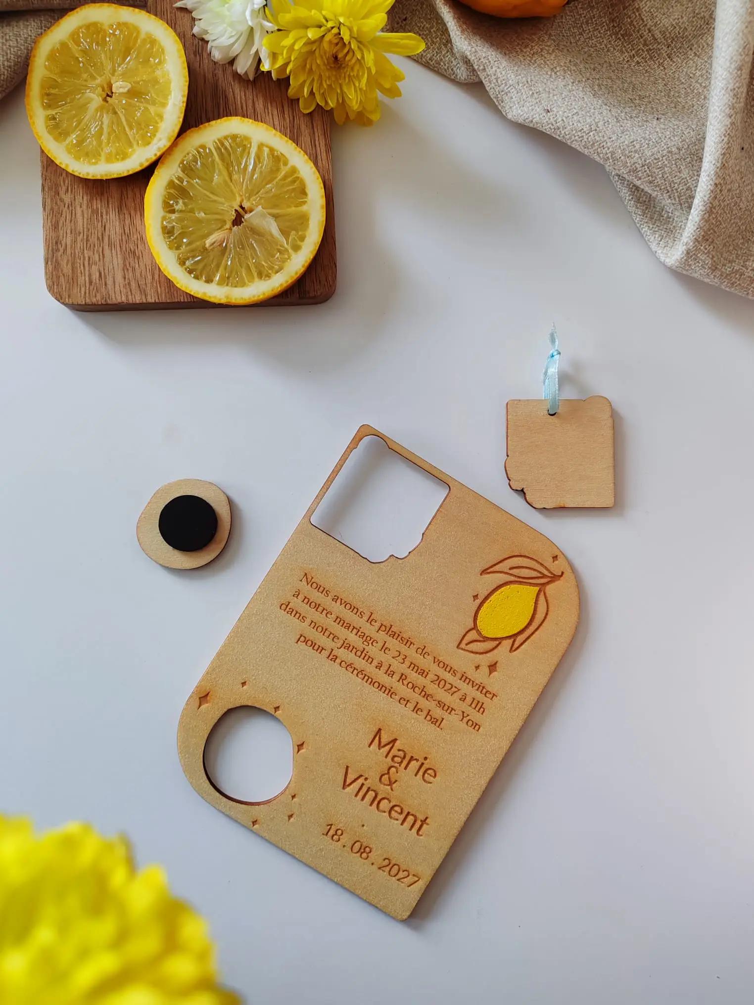 Cadeau personnalisé en bois 2950