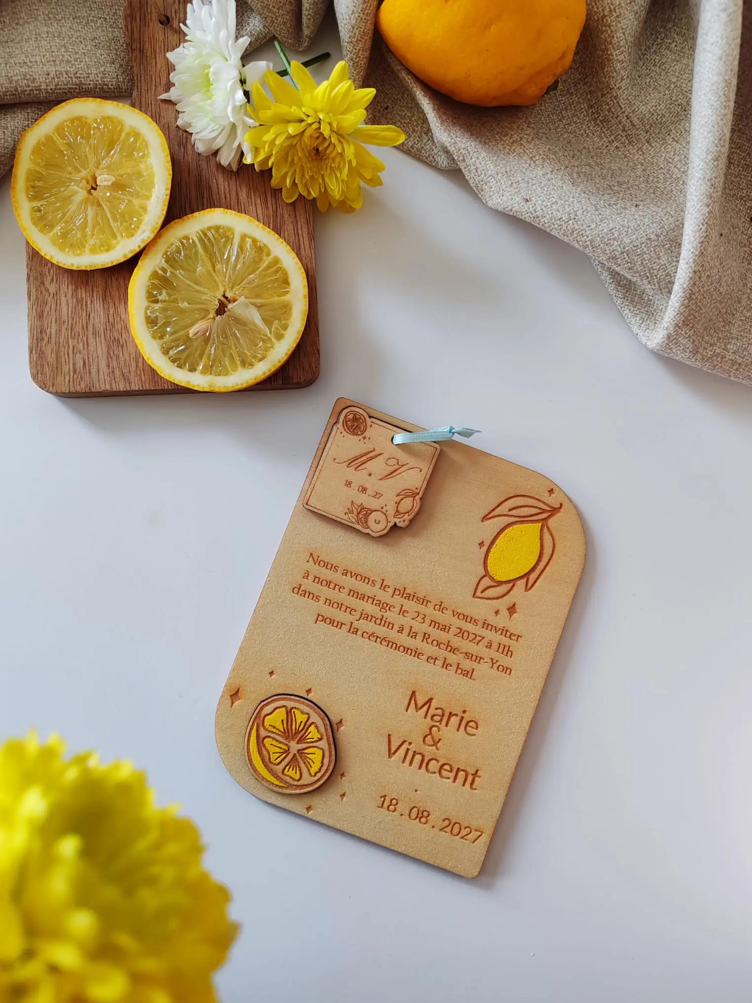 Cadeau personnalisé en bois 2952