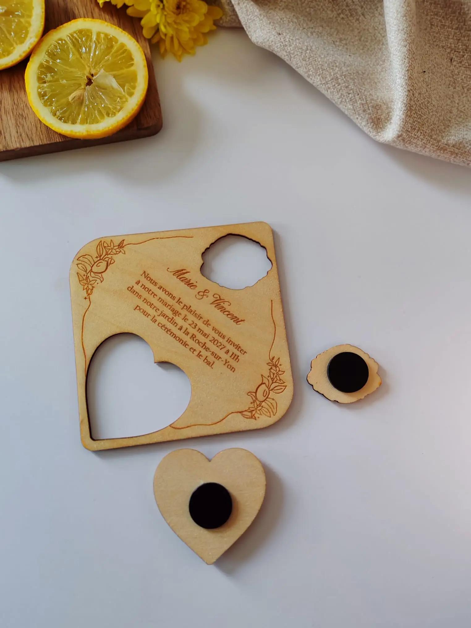 Cadeau personnalisé en bois 2957