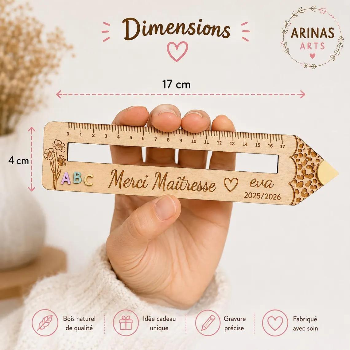 Cadeau personnalisé en bois 2978